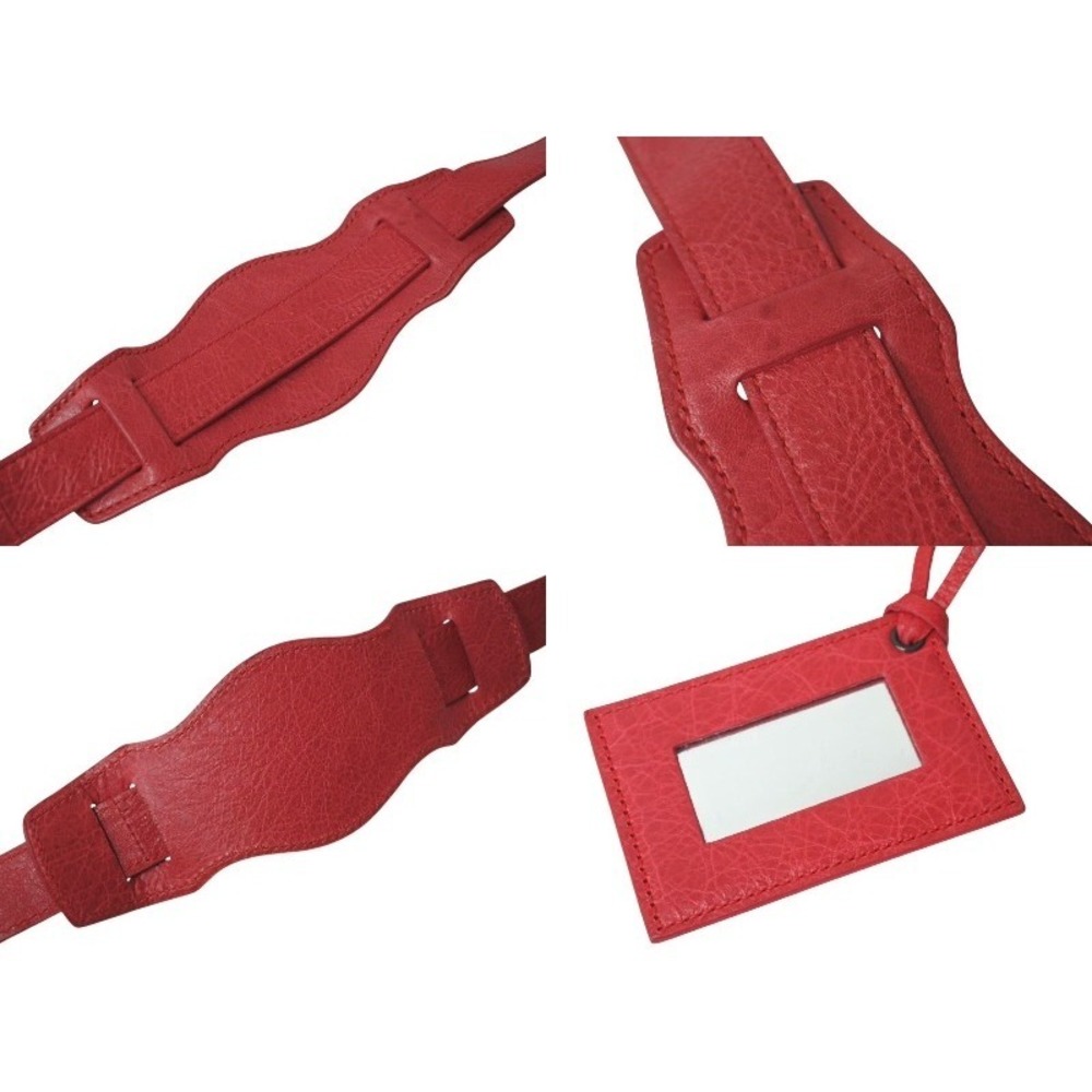 BALENCIAGA Classic City Handbag Red Leather Shoulder Bag - Picture 5 of 9